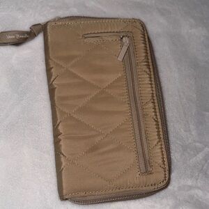 Vera Bradley Quilted Tan Wallet